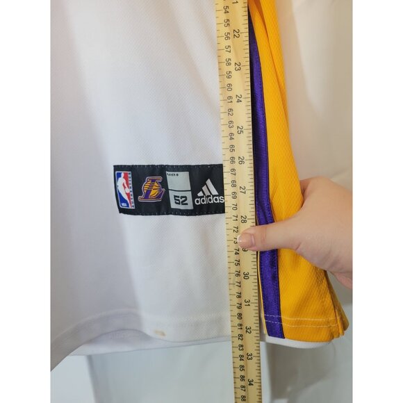Adidas Dwight Howard Los Angeles Lakers Basketball Sewn 52 White NBA Jersey - Picture 6 of 10